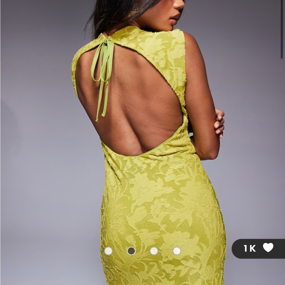 ASOS Yellow Lace Wedding Dress - Picture 2 of 4
